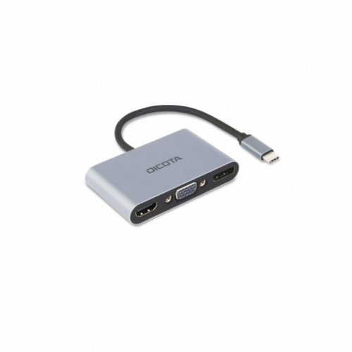 DICOTA USB-C Portable 5-in-1 Dock 4K HDMI/DP PD 100W