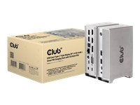 CLUB 3D USB C Gen 2 triple display DP ALT mode with smart PD charging dock with 120W PS