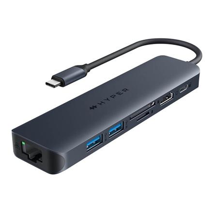 Hyper | HyperDrive EcoSmart Gen.2 Universal USB-C 7-in-1 Hub w 100 W PD Power Pass-thru