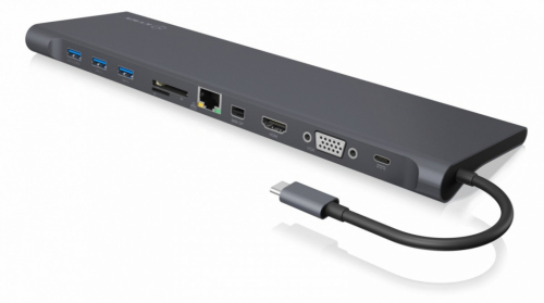 IcyBox Docking Station IB-DK2102-C USB TYPE C