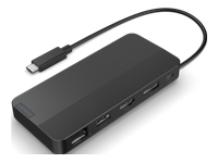 LENOVO USB-C Dual Display Travel Dock 1xHDMI2.1 1xDP1.4 1xUSB-A 2xUSB-C 1xRJ45 w/o AC Adapter