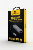Gembird USB-AM to LAN GbE Hub 3xUSB 3.0