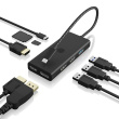 IcyBox ICY BOX IB-DK4011-CPD 9in1,HDMI,DP,CR,TYPE-C