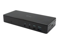 I-TEC USB-C Quattro Display Docking Station 2x DP 2x HDMI 1xGLAN 5x USB 3.0 1x USB-C-Data 1x Audio 1x Mic 85W PD KL