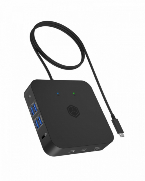 IcyBox ICY BOX IB-DK4090-C 12in1, 3x HDMI,LAN,USB