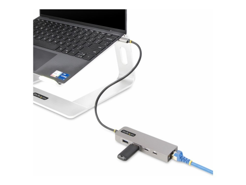 3-PORT USB-C HUB 2.5GBE PD/100W POWER DELIVERY PASSTHROUGH