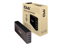 CLUB 3D USB Type A and C Power Charger 5 ports up to 111W