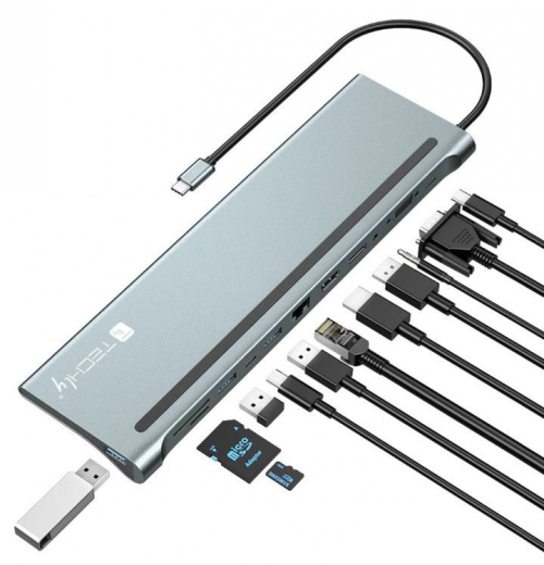 Techly Notebook docking station USB-C on HDMI