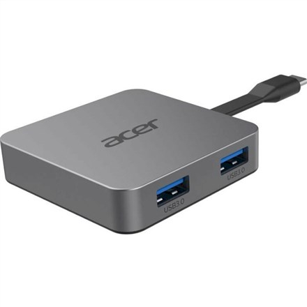 Acer HP.DSCAB.014 laptop dock/port replicator Wired USB 3.2 Gen 1 (3.1 Gen 1) Type-C Silver