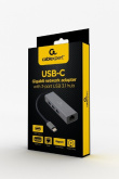 Gembird 3-port USB 3.1 hub with a network card