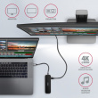 AXAGON HMC-6GL 3x USB-A, HDMI, RJ-45, USB 3.2 Gen 1 hub, PD 100W, 20cm USB-C cable
