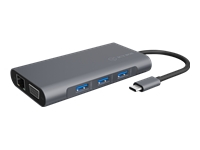 ICYBOX IB-DK4040-CPD IcyBox Docking Station USB Type-C, 3xUSB, HDMI 4k 30Hz, VGA, SD/microSD