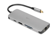 iBox IUH3RJ4K 3x USB-A, 1 x USB-C PD 100W 1x HDMI 4K 30Hz SD Card Reader + GLAN