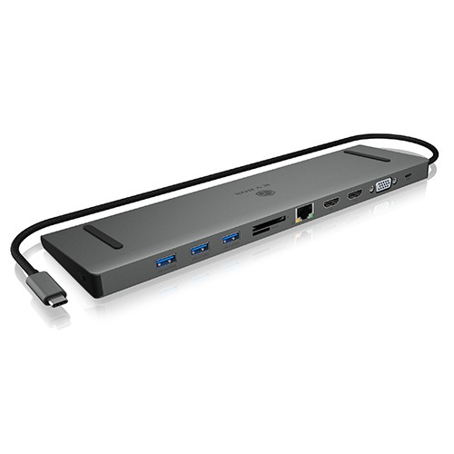 IcyBox ICY BOX IB-DK2106-C Type-C, VGA, 2xHDMI, LA