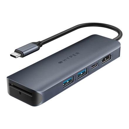 Hyper | HyperDrive EcoSmart Gen.2 Universal USB-C 6-in-1 Hub with 100 W PD Power Pass-thru