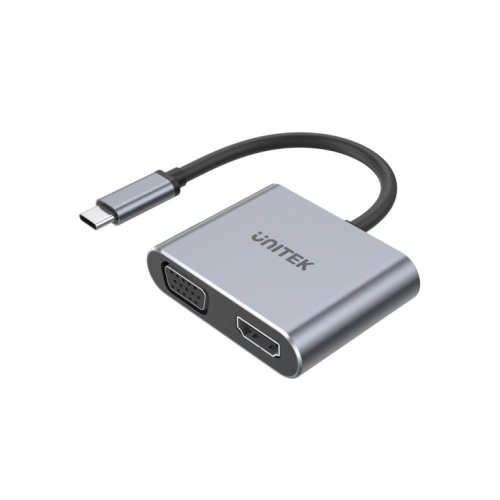 UNITEK D1049A notebook dock/port replicator USB 2.0 Type-C Silver