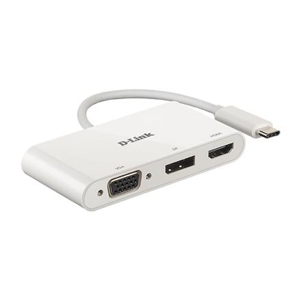 D-Link | 3-in-1 USB-C to HDMI/VGA/DisplayPort Adapter | DUB-V310 | USB hub | USB Type-C