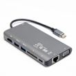 Unitek HUB 8-in-1 USB-C 3.1; PD 100W; D1019B
