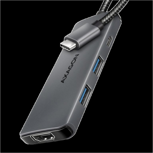 AXAGON HMC-5H8K USB 5Gbps hub, 2x USB-A, USB-C, HDMI 8k/30Hz, PD 100W,