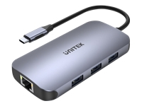 UNITEK HUB USB-C N9+ HDMI 2.0 PD 100W SD READER