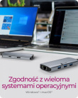 IcyBox ICY BOX IB-DK4034a-CPD 6in1, HDMI,USB,PD,LAN