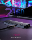 IcyBox ICY BOX IB-DK4034a-CPD 6in1, HDMI,USB,PD,LAN