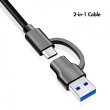 LogiLink USB3.2 Gen1 HUB, 4xUSB-A on/off switch