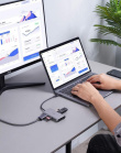 AUKEY CB-C91 aluminium USB-C Hub 8in1 RJ45 Eth