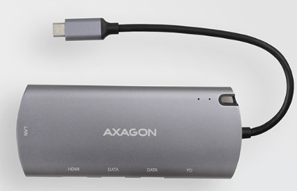 AXAGON HMC-6M2, USB 3.2 Gen 1 hub, por