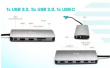 i-tec Docking Station USB 3.0/USB-C/Thunderbolt 3x Display Metal Nano Dock LAN +Power Delivery 100W