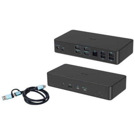 D I-TEC USB-C Thunderbolt 3 Dual 4K Docking Station