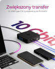 IcyBox ICY BOX IB-DK4090-C 12in1, 3x HDMI,LAN,USB