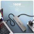 AXAGON HMC-7HX2 USB hub 7in1 5Gbps 2xHDMI GLAN USB-C