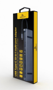 Gembird Hub USB-C PD GbE VGA HDMI 3xUSB 3.1 card