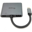 Equip Dock USB-C->2xHDMI.USB 3.0.100WPD 15cm si