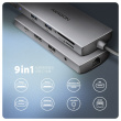 AXAGON HMC-8HLSA USB hub 8in1 5Gbps HDMI audio LAN PD