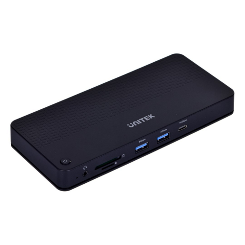 UNITEK D1079A laptop dock/port replicator Wired USB4 Black