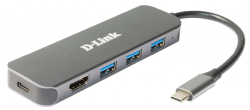 D-Link 5-in-1 USB-C Hub with HDMI/Power Delivery DUB-2333