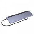 Unitek HUB USB-C 11in1 USB-C, RJ45, PD 100W; D1022B