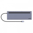 Unitek HUB USB-C 11in1 USB-C, RJ45, PD 100W; D1022B
