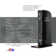 Club3D 4K Dockingstation 60Hz USB3 ->6xUSB3/2xDP/LAN/Audio black