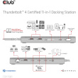 Club3D Thunderbolt4 11-in-1 Dockingstation 2 Displays St/Bu