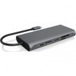 ICY BOX IB-DK4050-CPD USB-C 12-in-1 PD 100W DockingStation