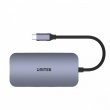 Unitek HUB USB-C 9in1, USB-C, HDMI, PD 100W,SD; D1071