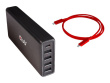 CLUB3D USB Type C 3.2 Gen1 Triple Display Dynamic PD Charging Dock 100W PD Power charger