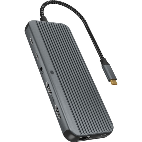 ICY BOX IB-DK4060-CPD USB-C 12-in-1 PD 100W DockingStation