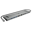 IcyBox docking station USB-C -> HDMI/VGA/USB-A/USB-C/3.5mm