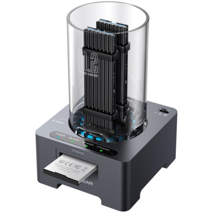 GRAUGEAR Docking Station für M.2NVMe/NGFF SSD/CF-Express
