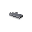 Icy Box IB-DK4040-CPD USB Type-C™ DockingStation with two video interfaces | Raidsonic