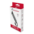 Axagon HMC-5G2 laptop dock/port replicator Wired USB 3.2 Gen 2 (3.1 Gen 2) Type-C Grey